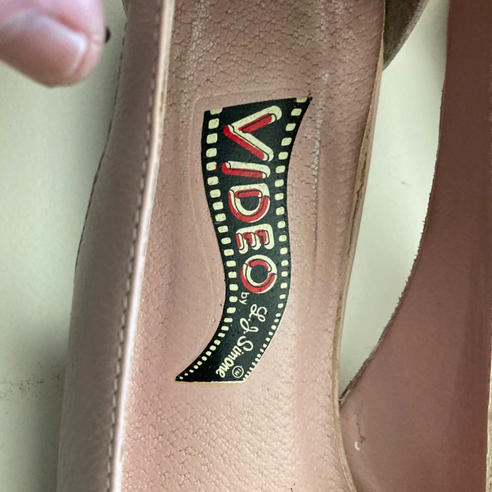 “HOST PICK “Vintage Size 8 Ballerina Pale Pink Ankle Strap Maryjane Sh… - Picture 12 of 16